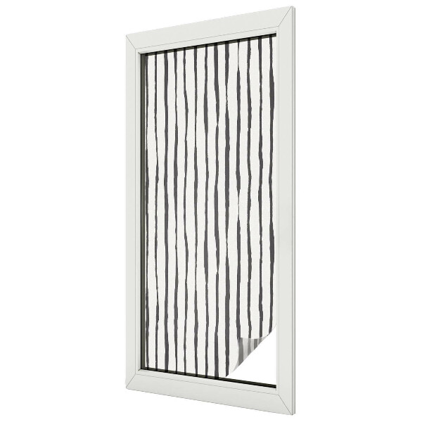 Függőleges csíkok Üvegfólia ablakra