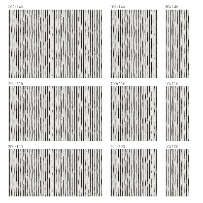 Függőleges csíkok Üvegfólia ablakra