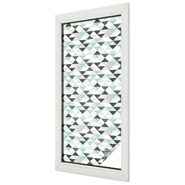 Háromszög alakú minták Belátásgátló fólia ablakra