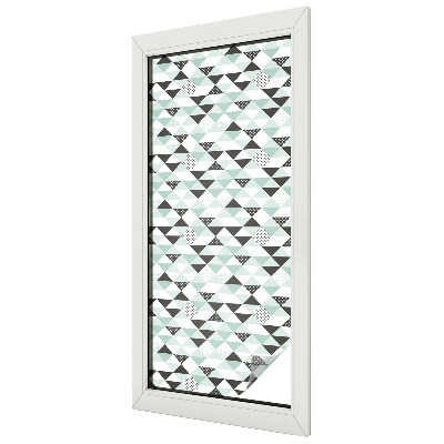 Háromszög alakú minták Belátásgátló fólia ablakra