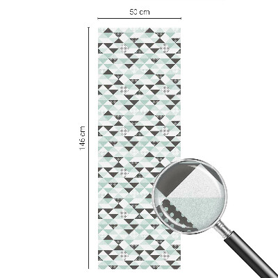 Háromszög alakú minták Belátásgátló fólia ablakra