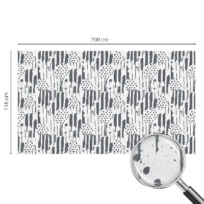 Csíkok és pöttyök Öntapadós üvegfólia vitrázs mintával