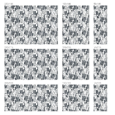 Csíkok és pöttyök Öntapadós üvegfólia vitrázs mintával