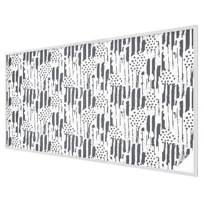 Csíkok és pöttyök Öntapadós üvegfólia vitrázs mintával