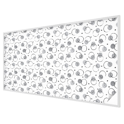 Szürke kerekek Öntapadós ablakfólia ólomüveg mintával