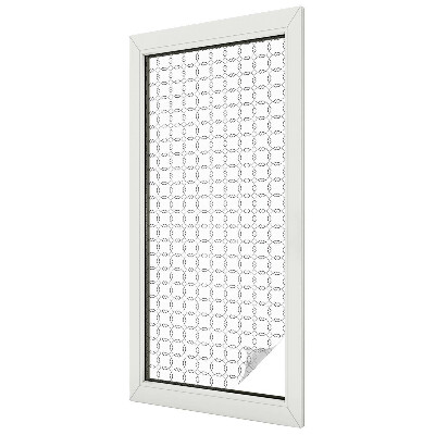 Geometriai vonalak Belátásgátló fólia ablakra