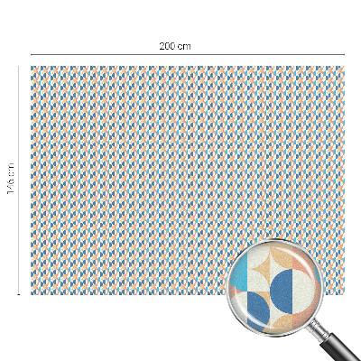 Geometriai szimmetria Öntapadós üvegfólia vitrázs mintával