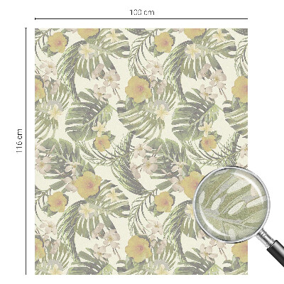 Trópusi téma Üvegfólia ablakra