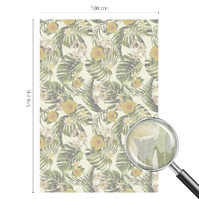 Trópusi téma Üvegfólia ablakra