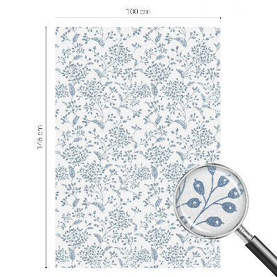 Növényi motívum Belátásgátló fólia ablakra