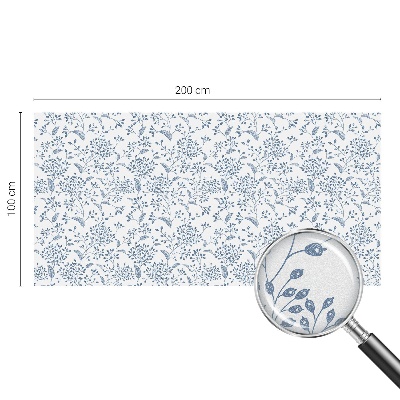 Növényi motívum Belátásgátló fólia ablakra