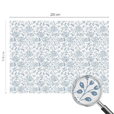 Növényi motívum Belátásgátló fólia ablakra