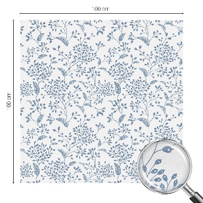 Növényi motívum Belátásgátló fólia ablakra