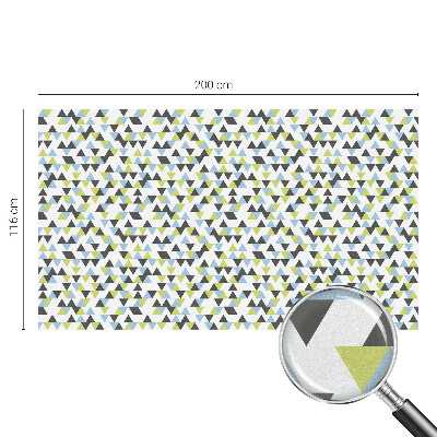 Geometriai háromszögek Üvegfólia ablakra