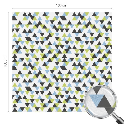 Geometriai háromszögek Üvegfólia ablakra