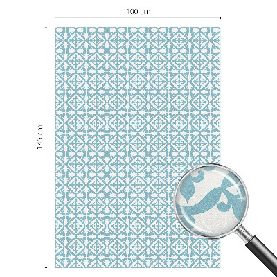 Kék díszek Ablaküveg fólia belátásgátló