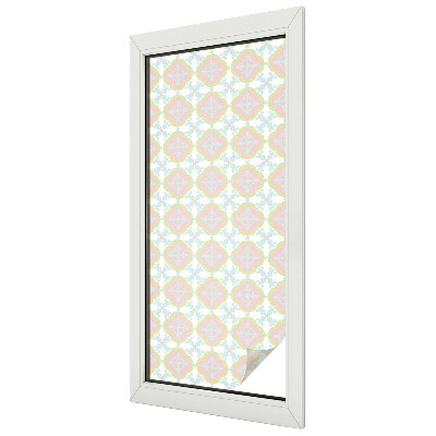 Pasztell dísz Üvegfólia ablakra