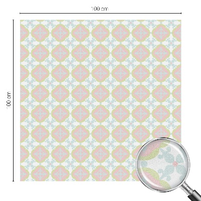 Pasztell dísz Üvegfólia ablakra