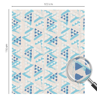 Geometriai minták Öntapadós üvegfólia vitrázs mintával