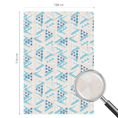 Geometriai minták Öntapadós üvegfólia vitrázs mintával