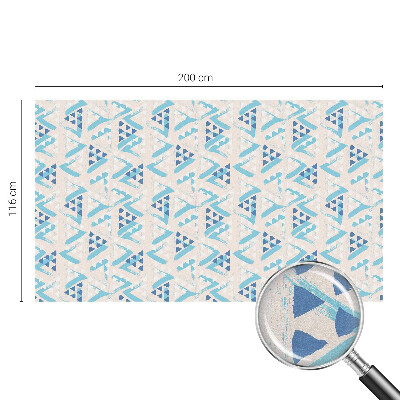 Geometriai minták Öntapadós üvegfólia vitrázs mintával