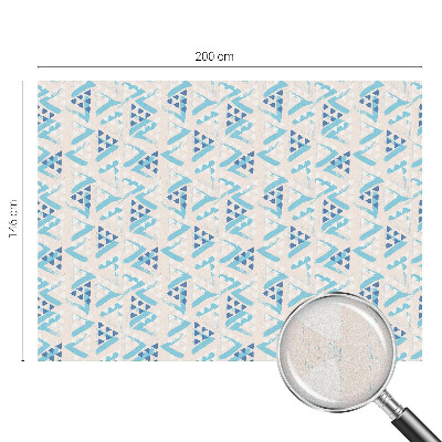 Geometriai minták Öntapadós üvegfólia vitrázs mintával