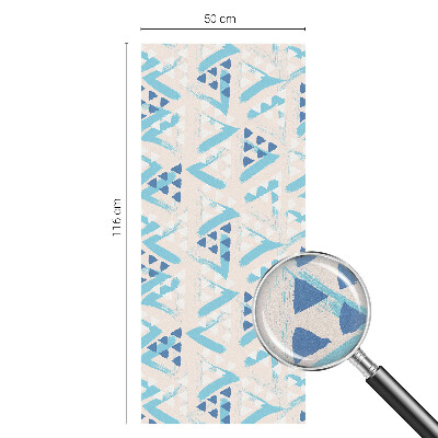 Geometriai minták Öntapadós üvegfólia vitrázs mintával