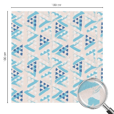 Geometriai minták Öntapadós üvegfólia vitrázs mintával