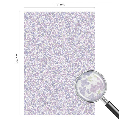 Virágos könnyedség Üvegfólia ablakra