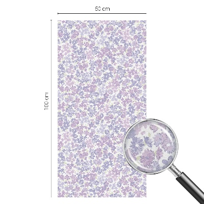 Virágos könnyedség Üvegfólia ablakra