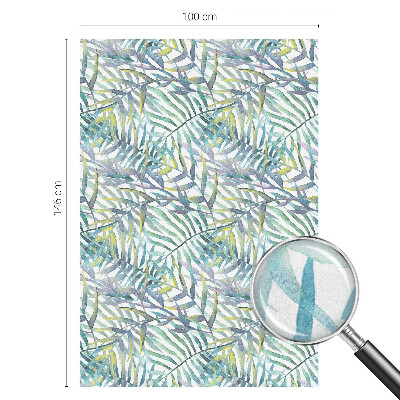 Trópusi akvarell Öntapadós üvegfólia vitrázs mintával