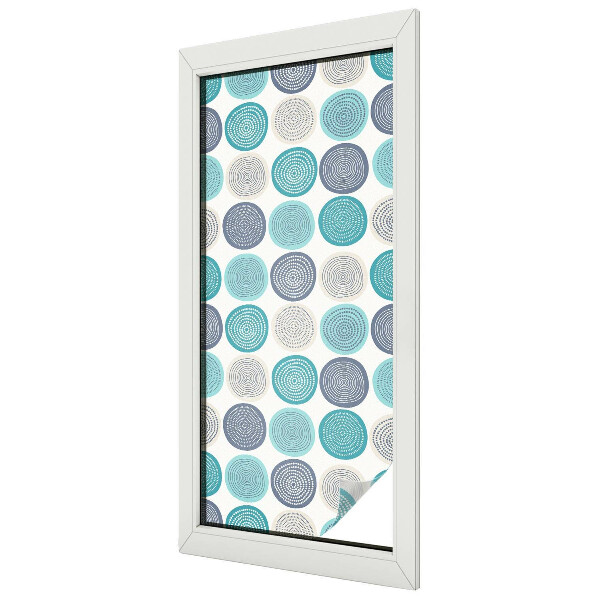 Geometriai körök Ablaküveg fólia belátásgátló