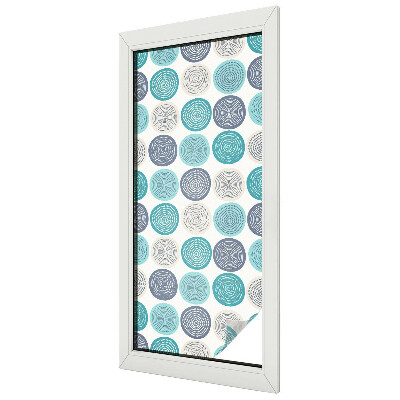 Geometriai körök Ablaküveg fólia belátásgátló