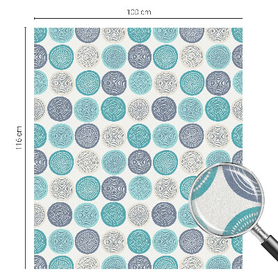 Geometriai körök Ablaküveg fólia belátásgátló