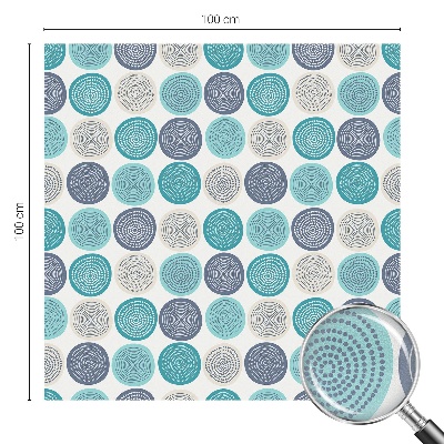 Geometriai körök Ablaküveg fólia belátásgátló