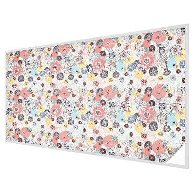 Színes virág Belátásgátló fólia ablakra