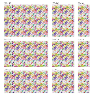 Absztrakt mozaik Üvegfólia ablakra