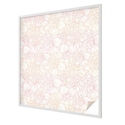 Virágos elegancia Öntapadós üvegfólia vitrázs mintával