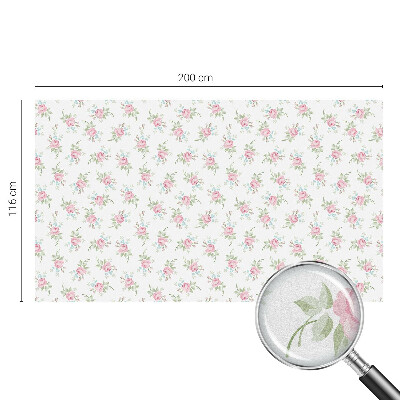 Romantikus rózsák Üvegfólia ablakra