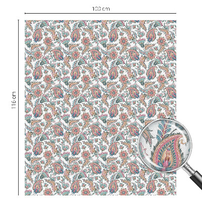 Virágos elegancia Belátásgátló fólia ablakra