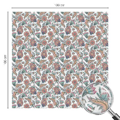 Virágos elegancia Belátásgátló fólia ablakra