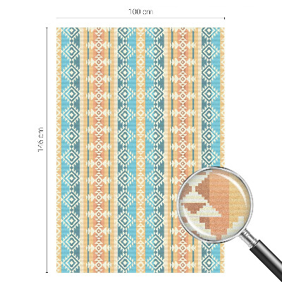 Geometriai motívumok Öntapadós üvegfólia vitrázs mintával