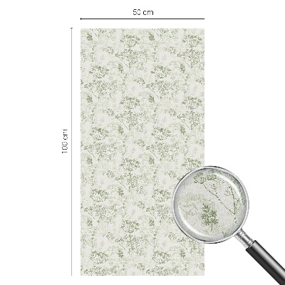 Botanikai minta Öntapadós ablakfólia ólomüveg mintával