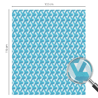 Geometriai kockák Belátásgátló fólia ablakra