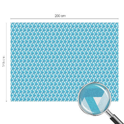 Geometriai kockák Belátásgátló fólia ablakra