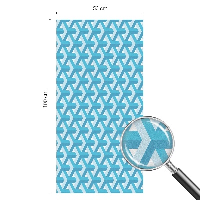 Geometriai kockák Belátásgátló fólia ablakra