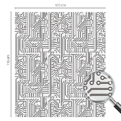 Műszaki téma Öntapadós üvegfólia vitrázs mintával