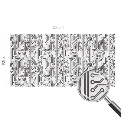 Műszaki téma Öntapadós üvegfólia vitrázs mintával