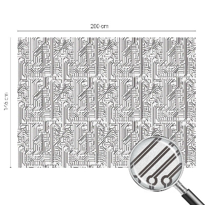 Műszaki téma Öntapadós üvegfólia vitrázs mintával