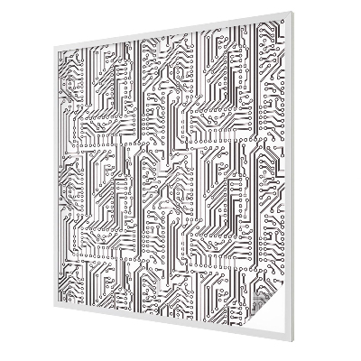 Műszaki téma Öntapadós üvegfólia vitrázs mintával